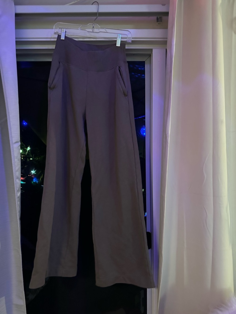 Cute $130 Alo Serenity Wide Leg Sweatpants Limited Edition Light Cocoa Sz Small - Picture 2 of 15